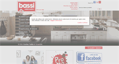Desktop Screenshot of bassiarredamenti.it
